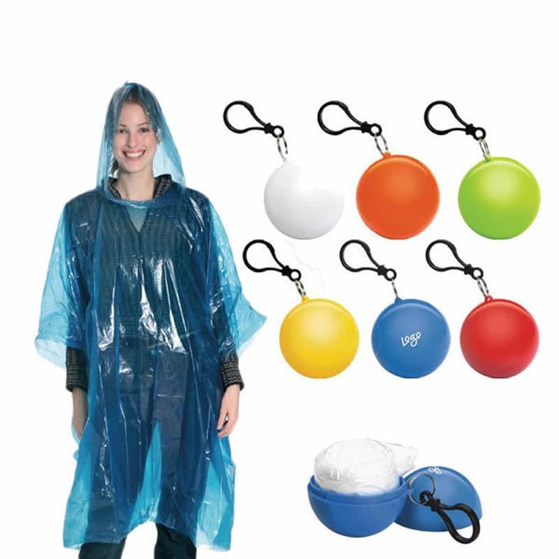 Llavero con Poncho Impermeable 50% OFF
