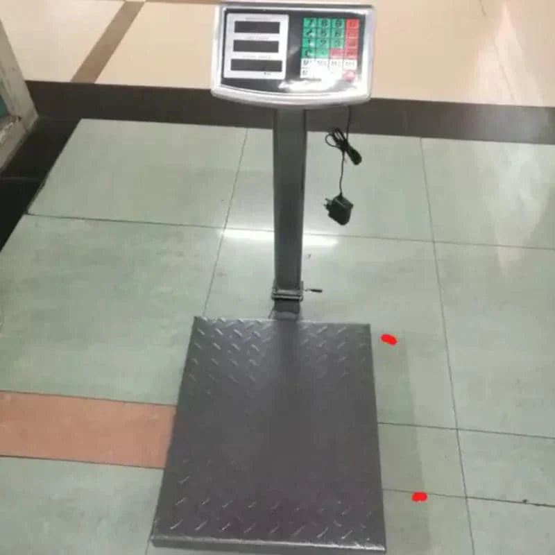Bascula de plataforma digital plegable electrónica con capacidad máxima de 100 kg